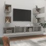 Set de muebles de TV 6 pzas madera contrachapada gris hormigón en Muebles TV | Comprar online en Foru.es