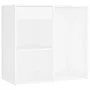 Tocador con LED y armario madera contrachapada blanco de vidaXL, Tocadores para dormitorios - Ref: Foro24-3082017, Precio: 13...