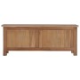 Mueble para TV de madera de teca maciza 90x30x35 cm de vidaXL, Muebles TV - Ref: Foro24-286275, Precio: 173,78 €, Descuento: %
