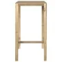 Mesa de bar madera de pino impregnada 60x60x110 cm de vidaXL, Mesas de jardín - Ref: Foro24-318219, Precio: 66,91 €, Descuent...