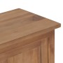 Mueble para TV de madera de teca maciza 90x30x35 cm de vidaXL, Muebles TV - Ref: Foro24-286275, Precio: 173,78 €, Descuento: %