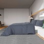 Juego de funda nórdica algodón gris antracita 200x200 cm de vidaXL, Fundas de nórdico - Ref: Foro24-136091, Precio: 33,15 €, ...