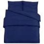 Juego de funda nórdica algodón azul 200x200 cm de vidaXL, Fundas de nórdico - Ref: Foro24-136152, Precio: 30,50 €, Descuento: %