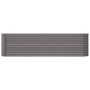 Jardinera arriate acero recubrimiento polvo gris 260x40x68 cm de vidaXL, Maceteros y jardineras - Ref: Foro24-318904, Precio:...
