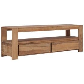 Mueble para TV de teca maciza 120x30x40 cm de vidaXL, Muebles TV - Ref: Foro24-286277, Precio: 233,99 €, Descuento: %