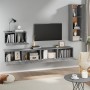 Set de muebles para TV 4 pzas madera contrachapada gris Sonoma en Muebles TV | Comprar online en Foru.es