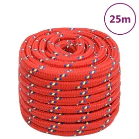 Cuerda de barco polipropileno rojo 20 mm 25 m de vidaXL, Sogas y cuerdas metálicas - Ref: Foro24-152420, Precio: 40,17 €, Des...