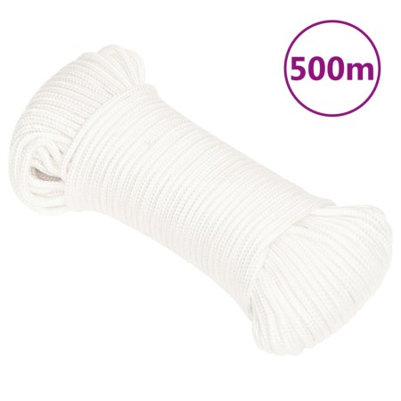 Cuerda de barco polipropileno blanco intenso 5 mm 500 m de vidaXL, Sogas y cuerdas metálicas - Ref: Foro24-152548, Precio: 46...