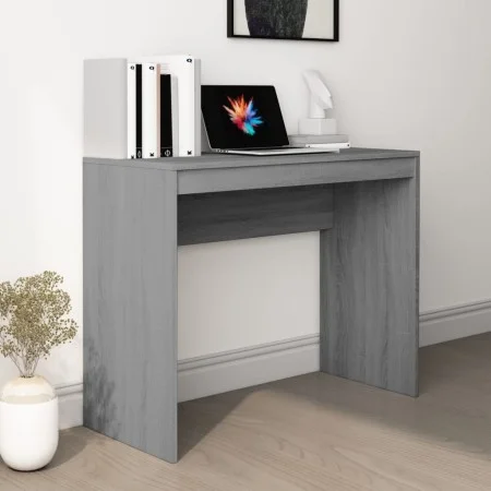 Escritorio de madera contrachapada gris Sonoma 90x40x72 cm de vidaXL, Escritorios - Ref: Foro24-815304, Precio: 41,96 €, Desc...