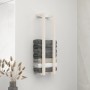 Toallero de madera maciza de pino blanco 23x18x90 cm de vidaXL, Toalleros - Ref: Foro24-822398, Precio: 30,52 €, Descuento: %