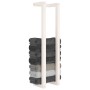Toallero de madera maciza de pino blanco 23x18x90 cm de vidaXL, Toalleros - Ref: Foro24-822398, Precio: 30,52 €, Descuento: %