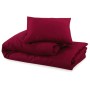 Juego de funda nórdica algodón color burdeos 200x200 cm de vidaXL, Fundas de nórdico - Ref: Foro24-136184, Precio: 32,92 €, D...