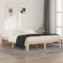 Estructura de cama madera maciza 150x200 cm de vidaXL, Camas y somieres - Ref: Foro24-810370, Precio: 99,20 €, Descuento: %