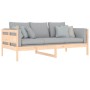 Sofá cama madera maciza de pino 90x190 cm de vidaXL, Camas y somieres - Ref: Foro24-820307, Precio: 96,13 €, Descuento: %