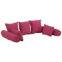 Juego de cojines 7 piezas tela rosa de vidaXL, Cojines para sillas y sofás - Ref: Foro24-350381, Precio: 66,22 €, Descuento: %