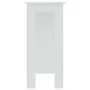 Bar table with white plywood shelf 102x50x103.5cm by vidaXL, Kitchen and dining tables - Ref: Foro24-809458, Price: 77,77 €, ...