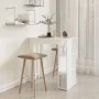 Bar table with white plywood shelf 102x50x103.5cm by vidaXL, Kitchen and dining tables - Ref: Foro24-809458, Price: 77,77 €, ...