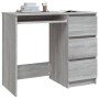 Escritorio de madera contrachapada gris Sonoma 90x45x76 cm de vidaXL, Escritorios - Ref: Foro24-815508, Precio: 92,78 €, Desc...