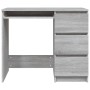 Escritorio de madera contrachapada gris Sonoma 90x45x76 cm de vidaXL, Escritorios - Ref: Foro24-815508, Precio: 92,78 €, Desc...
