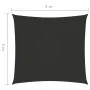 Square sail awning Oxford fabric anthracite gray 5x5 m by vidaXL, Umbrellas - Ref: Foro24-135086, Price: 76,19 €, Discount: %