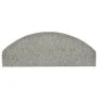 Alfombras de peldaños de escalera 15 uds gris claro 65x24x4 cm de vidaXL, Alfombrillas para escalones - Ref: Foro24-322371, P...