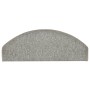 Alfombras de peldaños de escalera 15 uds gris claro 65x24x4 cm de vidaXL, Alfombrillas para escalones - Ref: Foro24-322371, P...