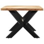 Mesa de comedor de madera maciza de mango 200x100x75 cm de vidaXL, Mesas de cocina y de comedor - Ref: Foro24-247427, Precio:...
