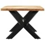 Mesa de comedor de madera maciza de mango 200x100x75 cm de vidaXL, Mesas de cocina y de comedor - Ref: Foro24-247427, Precio:...