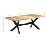 Mesa de comedor de madera maciza de mango 200x100x75 cm de vidaXL, Mesas de cocina y de comedor - Ref: Foro24-247427, Precio:...