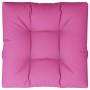 Cojín para palés tela rosa 70x70x12 cm de vidaXL, Cojines para sillas y sofás - Ref: Foro24-360489, Precio: 28,60 €, Descuent...