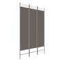 Biombo divisor de 3 paneles de tela gris antracita 120x200 cm de vidaXL, Divisores de ambientes - Ref: Foro24-350148, Precio:...