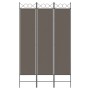 Biombo divisor de 3 paneles de tela gris antracita 120x200 cm de vidaXL, Divisores de ambientes - Ref: Foro24-350148, Precio:...