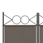Biombo divisor de 3 paneles de tela gris antracita 120x200 cm de vidaXL, Divisores de ambientes - Ref: Foro24-350148, Precio:...