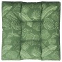 Cojín para palés tela estampado de hojas 70x70x12 cm de vidaXL, Cojines para sillas y sofás - Ref: Foro24-360488, Precio: 26,...
