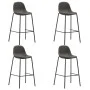 Küchenhocker 4 Einheiten dunkelgrauer Stoff von vidaXL, Küchenhocker - Ref: Foro24-281526, Preis: 213,27 €, Rabatt: %