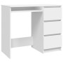 Escritorio de madera contrachapada blanco 90x45x76 cm de vidaXL, Escritorios - Ref: Foro24-801373, Precio: 98,87 €, Descuento: %