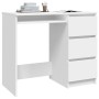 Escritorio de madera contrachapada blanco 90x45x76 cm de vidaXL, Escritorios - Ref: Foro24-801373, Precio: 98,87 €, Descuento: %