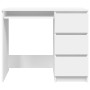 Escritorio de madera contrachapada blanco 90x45x76 cm de vidaXL, Escritorios - Ref: Foro24-801373, Precio: 98,87 €, Descuento: %