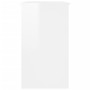 Escritorio de madera contrachapada blanco brillo 90x45x76 cm de vidaXL, Escritorios - Ref: Foro24-801379, Precio: 139,17 €, D...