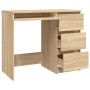 Escritorio madera contrachapada color roble Sonoma 90x45x76 cm de vidaXL, Escritorios - Ref: Foro24-801376, Precio: 89,70 €, ...