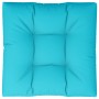 Cojín para palés tela turquesa 70x70x12 cm de vidaXL, Cojines para sillas y sofás - Ref: Foro24-360490, Precio: 28,60 €, Desc...