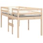 Cama alta madera maciza pino 80x200 cm de vidaXL, Camas y somieres - Ref: Foro24-821609, Precio: 124,35 €, Descuento: %