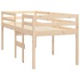 Cama alta madera maciza pino 80x200 cm de vidaXL, Camas y somieres - Ref: Foro24-821609, Precio: 124,35 €, Descuento: %