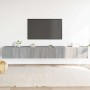 Set de muebles para TV 3 pzas madera contrachapada gris Sonoma en Muebles TV | Comprar online en Foru.es