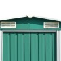 Caseta de jardín metal verde 257x392x181 cm de vidaXL, Cobertizos - Ref: Foro24-143344, Precio: 441,72 €, Descuento: %