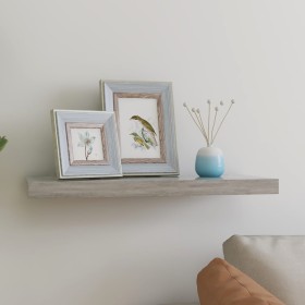 Estante flotante de pared MDF gris hormigón 60x23,5x3,8 cm de vidaXL, Estantes y estanterías - Ref: Foro24-326597, Precio: 22...