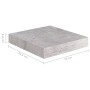 Estante flotante de pared gris hormigón MDF 23x23,5x3,8 cm de vidaXL, Estantes y estanterías - Ref: Foro24-326588, Precio: 15...