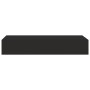 Estante con cajón de pared MDF negro 60x23,5x10 cm de vidaXL, Estantes y estanterías - Ref: Foro24-330257, Precio: 55,26 €, D...