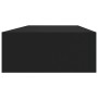 Estante con cajón de pared MDF negro 60x23,5x10 cm de vidaXL, Estantes y estanterías - Ref: Foro24-330257, Precio: 55,26 €, D...