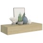 Estante con cajón de pared MDF roble 60x23,5x10 cm de vidaXL, Estantes y estanterías - Ref: Foro24-330261, Precio: 55,62 €, D...